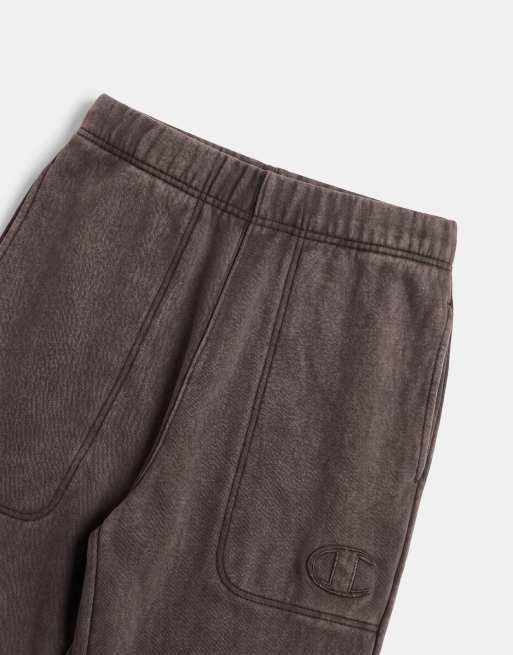 Champion Champion Laundry elastic cuff jogger in khaki, 8 of 9
