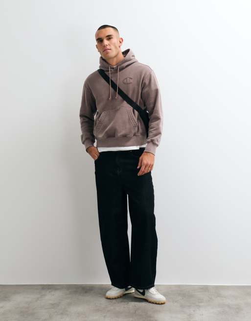 Champion Champion Laundry hoodie in brown, 4 of 5