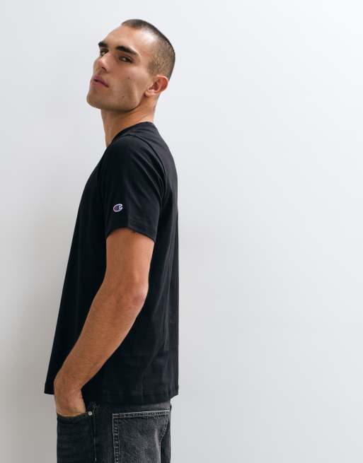 Champion Champion Modern Heritage Crewneck T-Shirt in black, 4 of 5