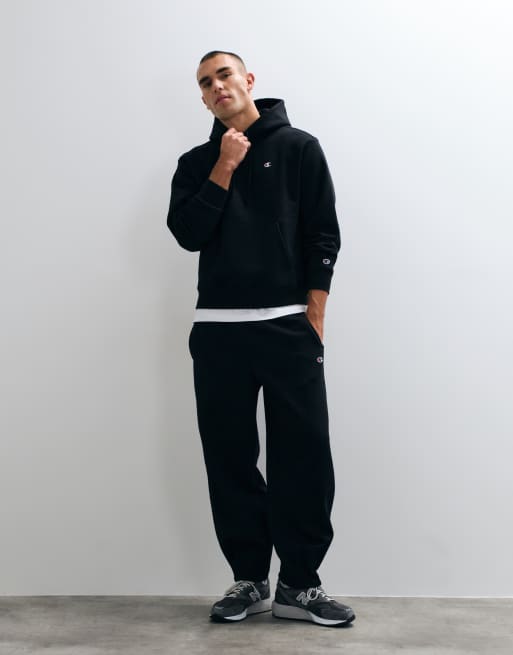 Champion Champion Modern Heritage hoodie in black, 2 of 5