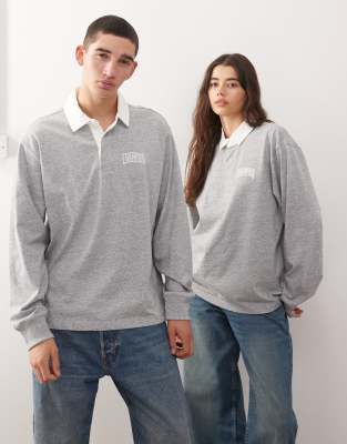 Champion - Chemise style rugby - Gris