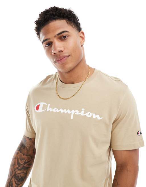 Champion chest logo t shirt hotsell