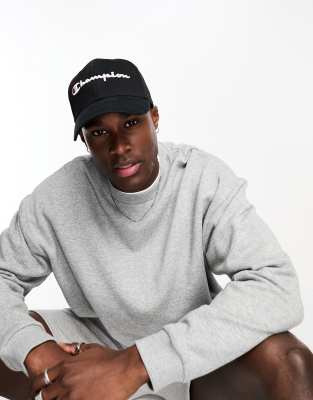 CHAMPION CLASSIC TWILL BASEBALL CAP IN BLACK