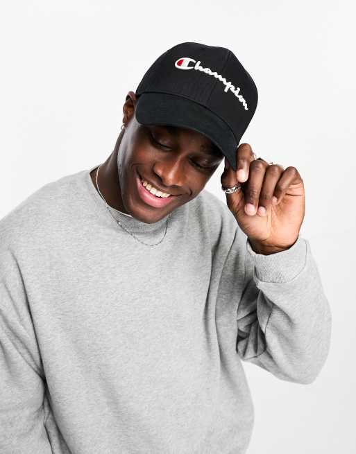 Champion classic twill baseball cap in black | ASOS