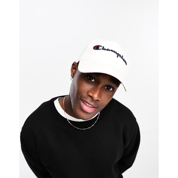 Champion classic twill baseball cap in white