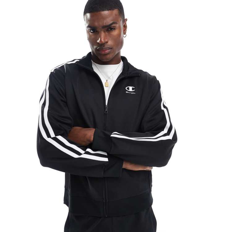 Champion co ord track jacket in black