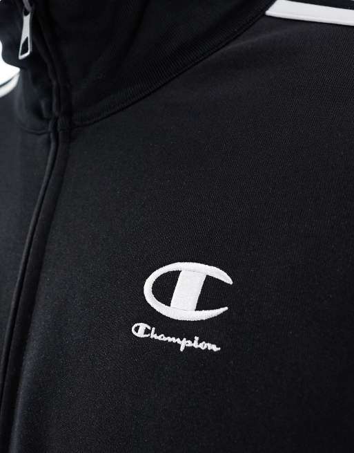 Champion co ord track jacket in black