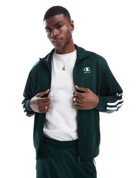 Champion co-ord track jacket in green - view 1