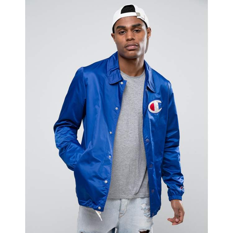 Een effectief excelleren Ademen Champion Coach Jacket With Large Logo | ASOS