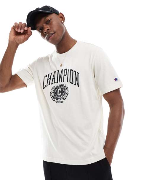 Champion – College – T-Shirt in Weiß - view 1