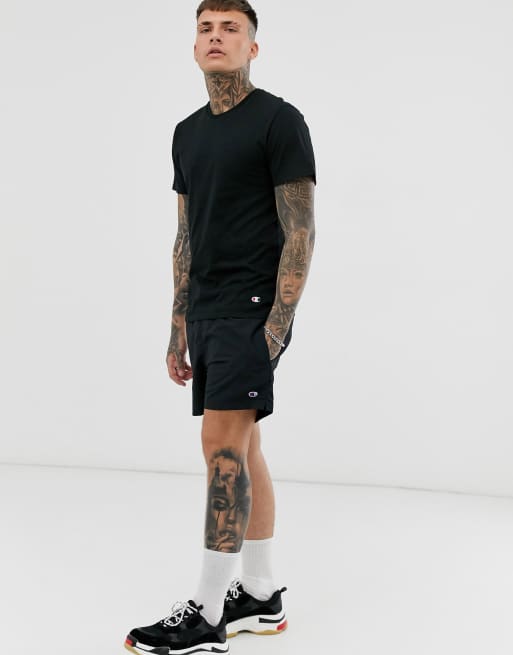 Champion - Confezione da 2 T-shirt basic girocollo nere, 4 di 4