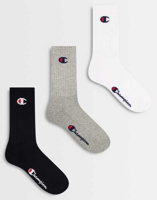 Champion - Confezione da 3 paia di calzini basic multicolore