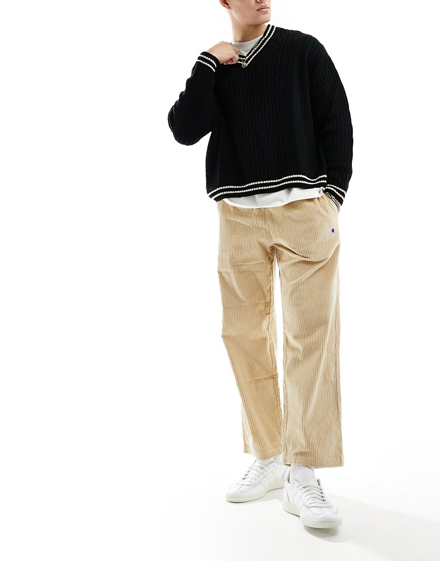 Champion corduroy trousers in beige-Neutral