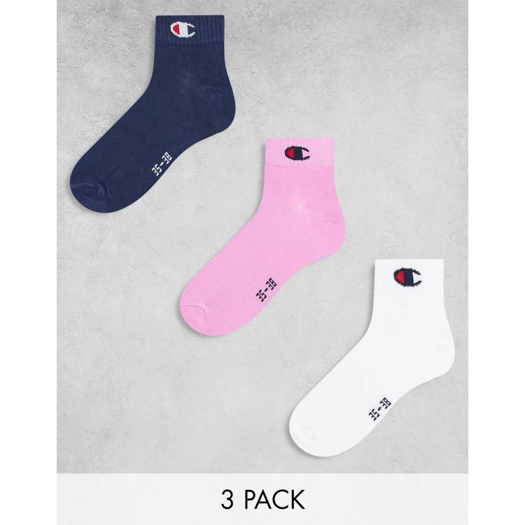 Pink champion socks best sale