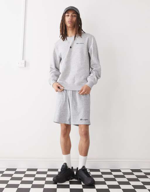 Champion crew neck sweatshirt in grey, 3 of 4