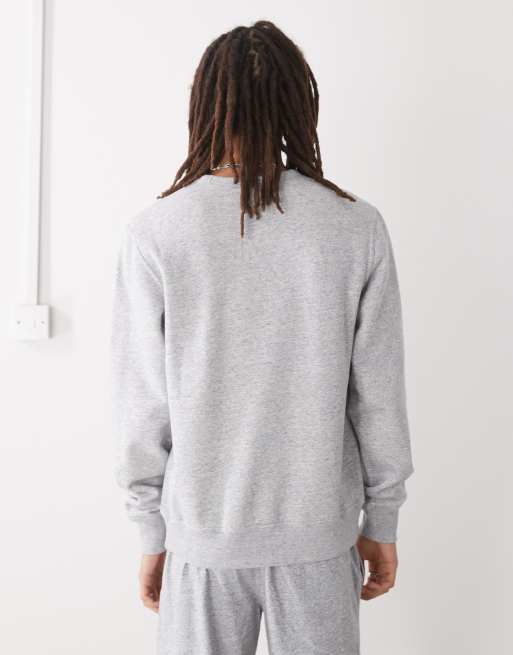 Champion crew neck sweatshirt in grey, 4 of 4