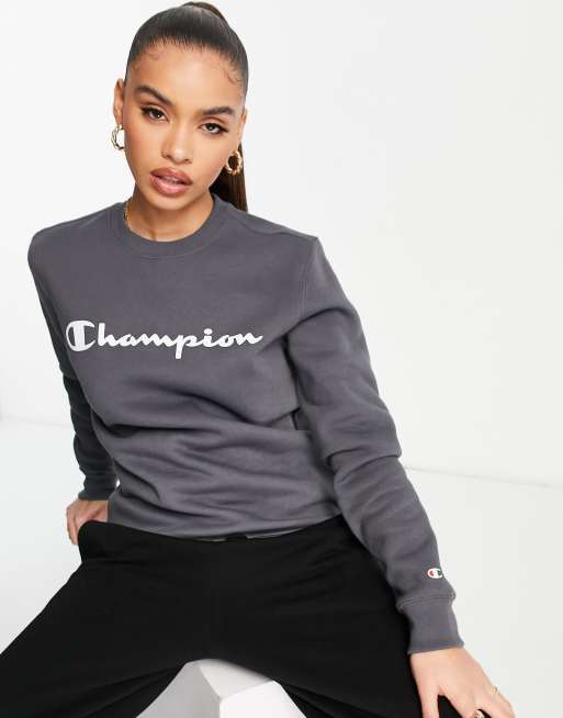 Champion jumper best sale womens grey