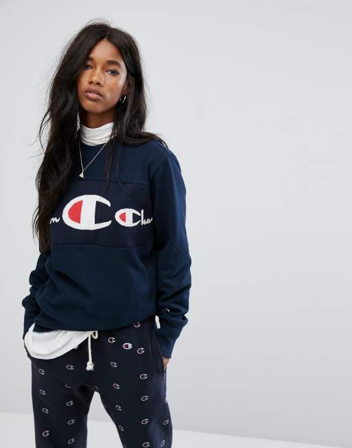 Champion store sweatsuit navy