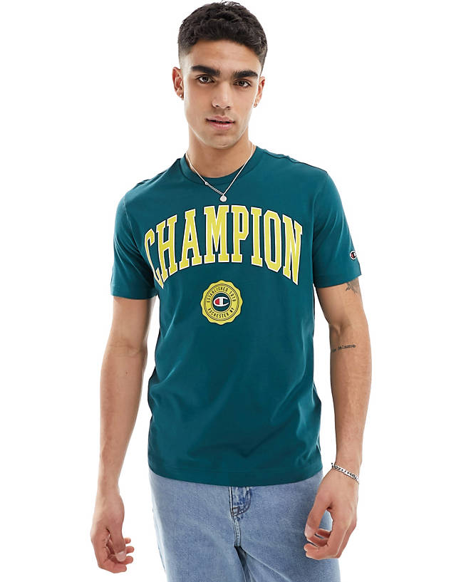 Champion - crew neck t-shirt in green