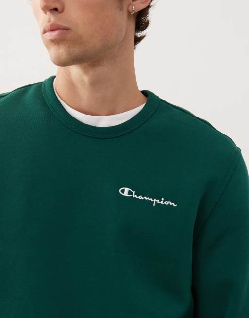 Champion crewneck sweatshirt in green, 4 of 5
