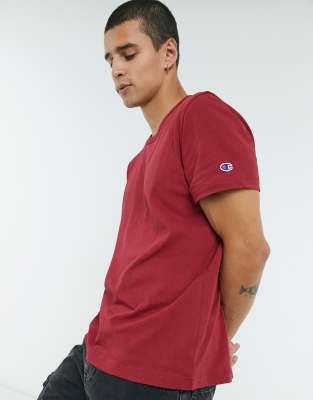 champion t shirt burgundy