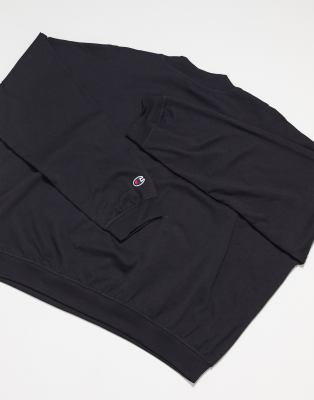 black cropped champion jumper