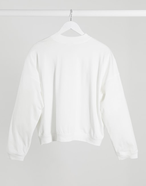 Champion cropped boxy sweatshirt sale