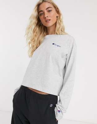 Champion cropped long sleeve t-shirt 