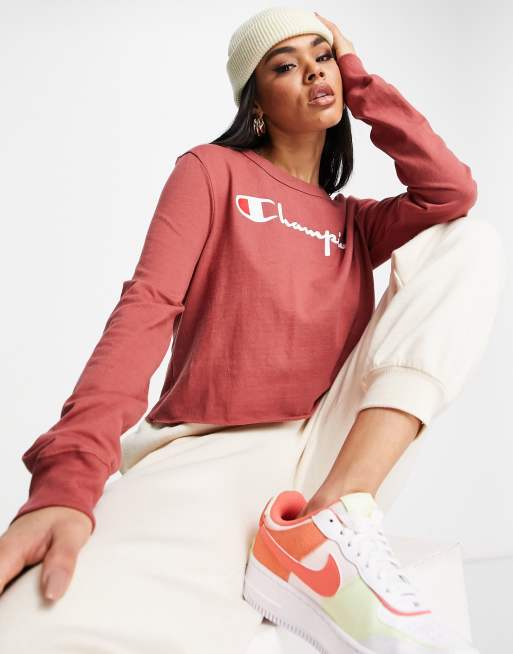 champion cropped long sleeve