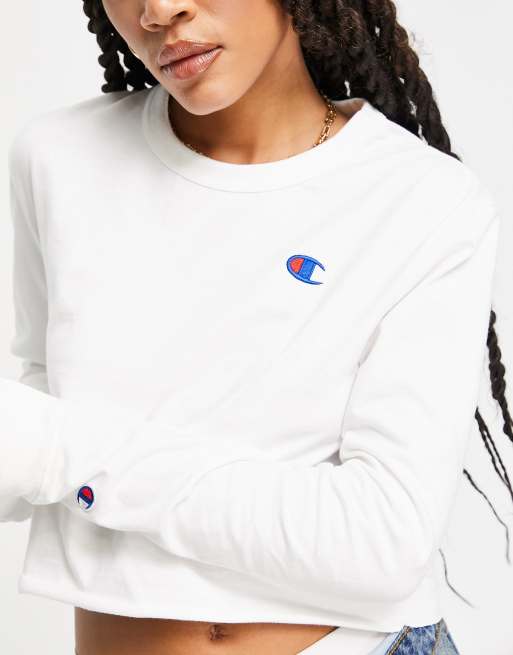 Champion long sleeve store womens shirt