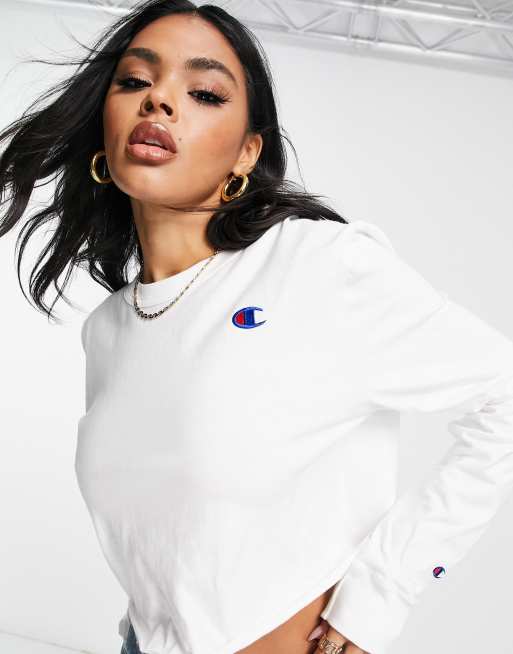 Champion cropped store long sleeve