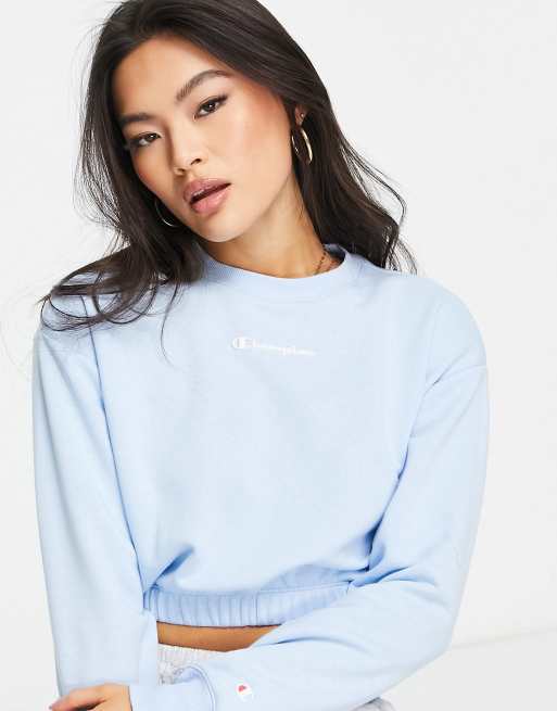 Light blue shop sweatshirt champion