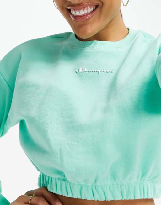 Champion sweatshirt cheap mint green