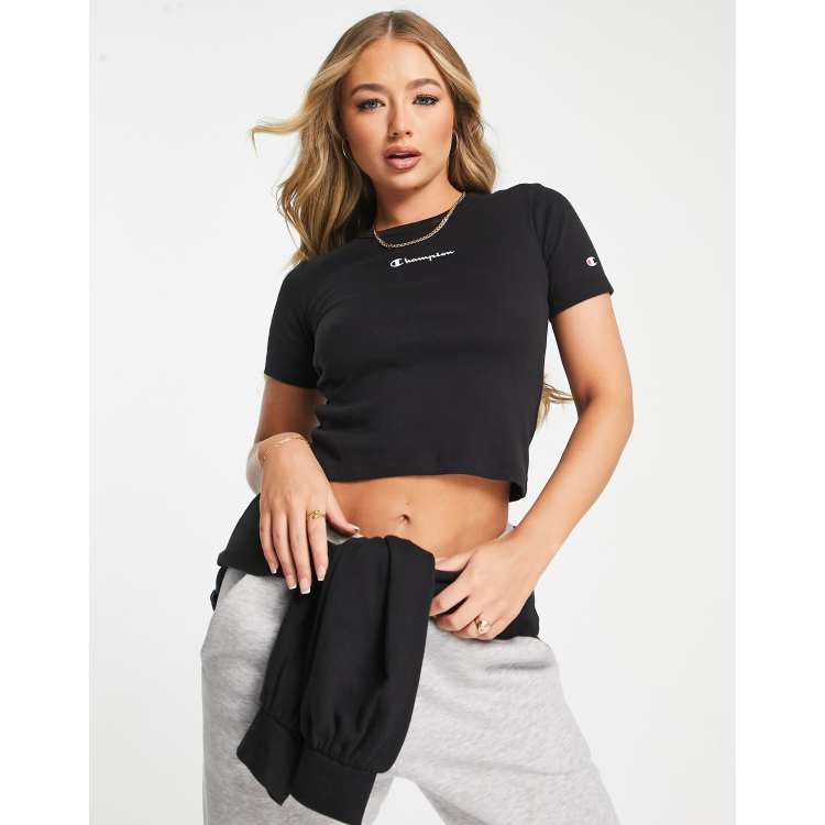 Champion women's cheap cropped tee