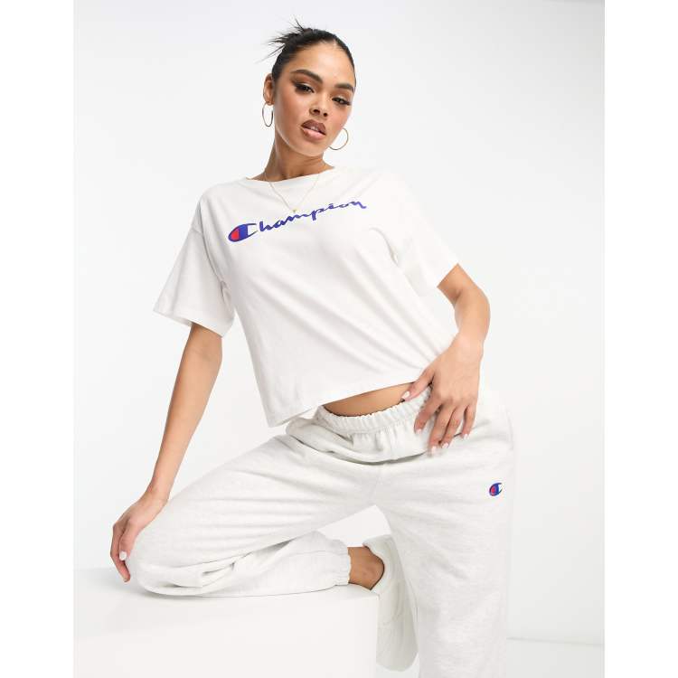 White champion cheap t shirt women's