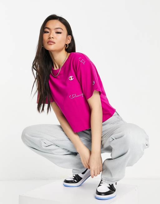 Champion clearance cropped shirt