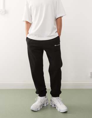 Champion Champion cuffed joggers in black