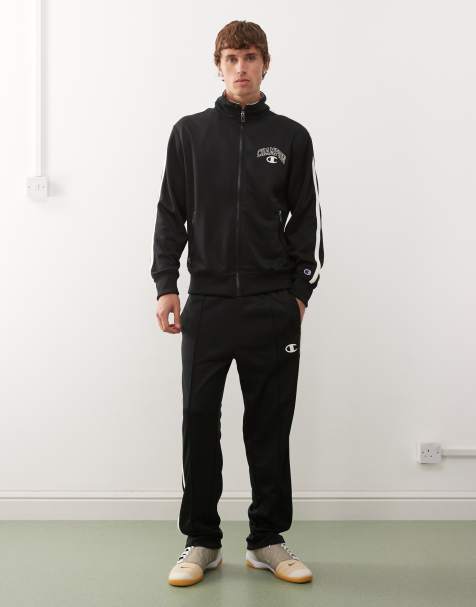 Champion straight hem pants in black