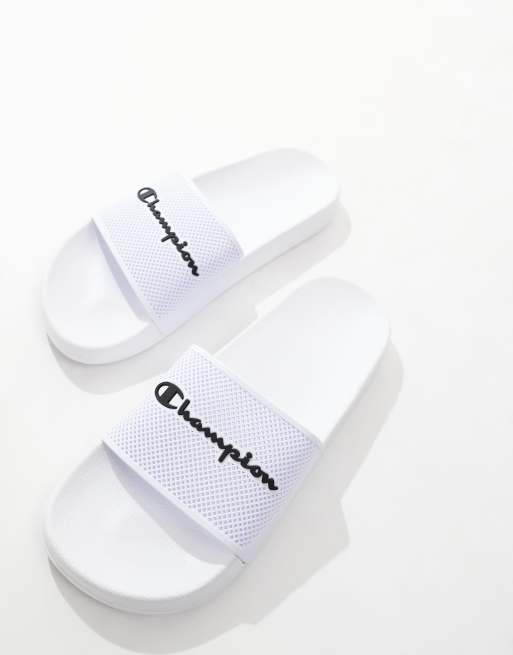 Champion Daytona sliders in white ASOS
