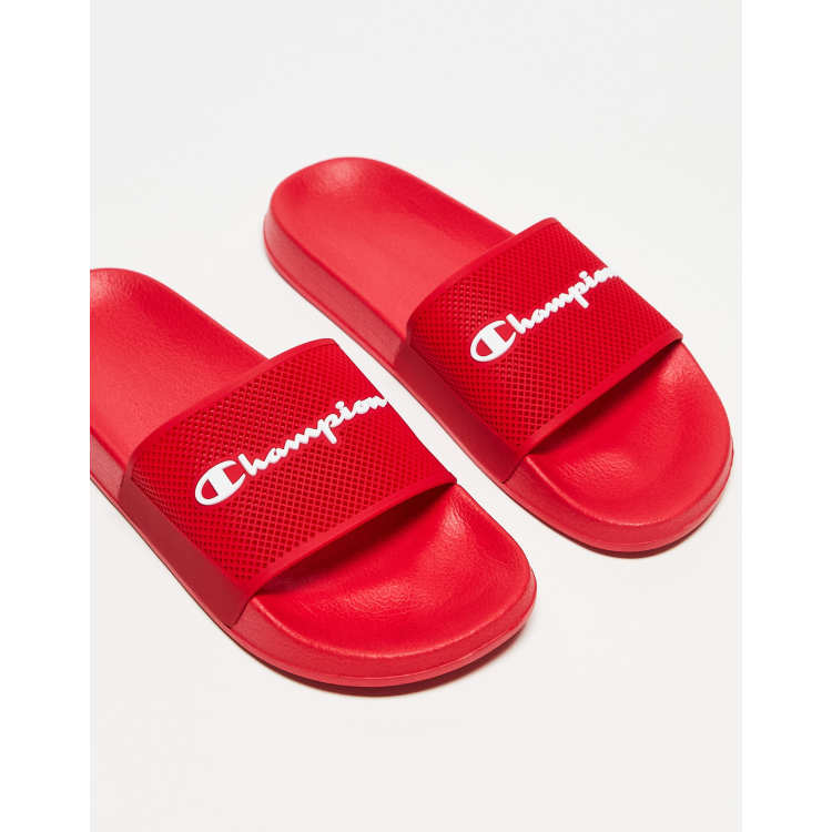 Red best sale champion slides