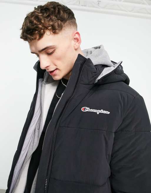Champion Doudoune longue Noir ASOS
