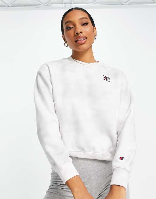 Champion felpa grigia store