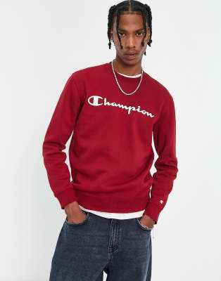 Champion felpa bianca best sale