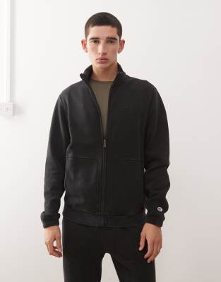 Champion Champion full zip tracksuit in black