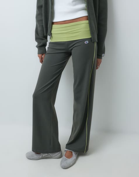 Champion - Future Memories - Broek met omgeslagen tailleband in groen - view 1