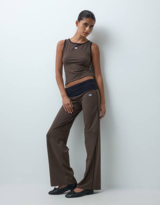 Champion Future Memories fitted tank top in brown, 3 of 4