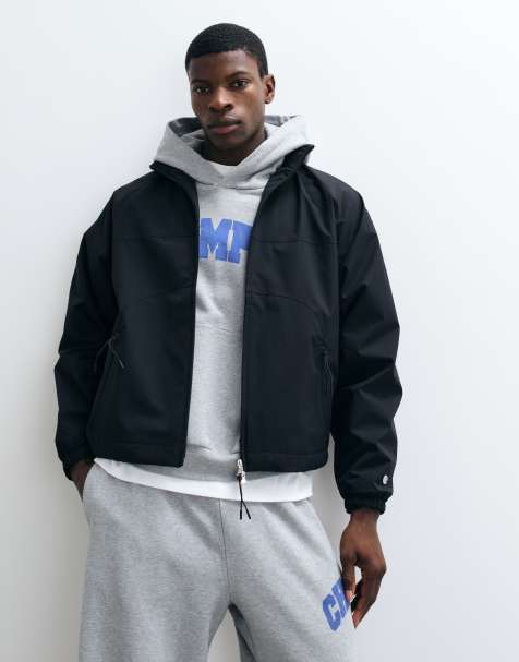 Champion Future Memories oversized full zip jacket in black - view 1