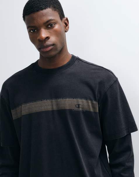 Champion Future Memories oversized long sleeved t-shirt in black - view 1