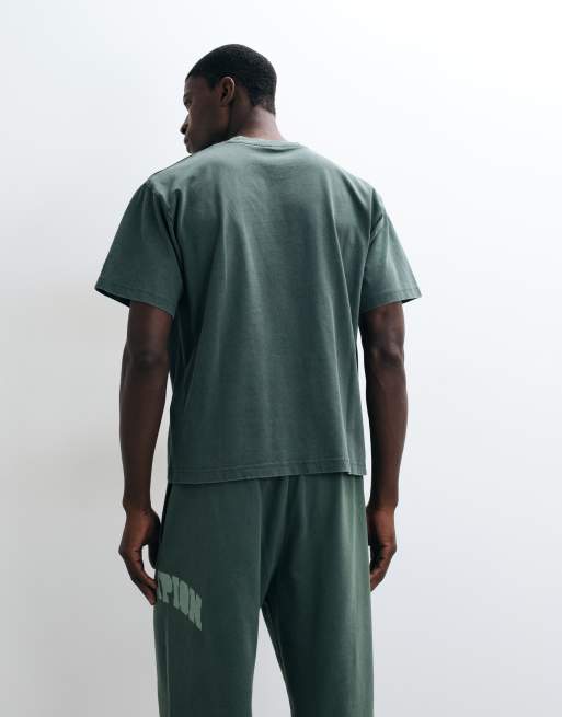 Champion Future Memories oversized t-shirt in green, 2 of 5