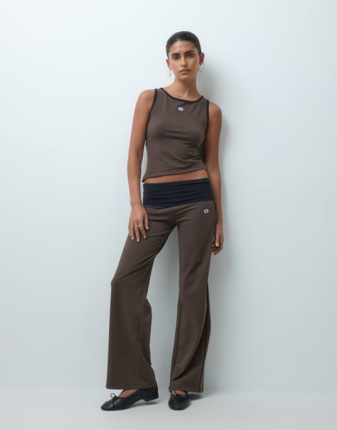 Champion Future Memories pantalon à taille repliée marron - view 1